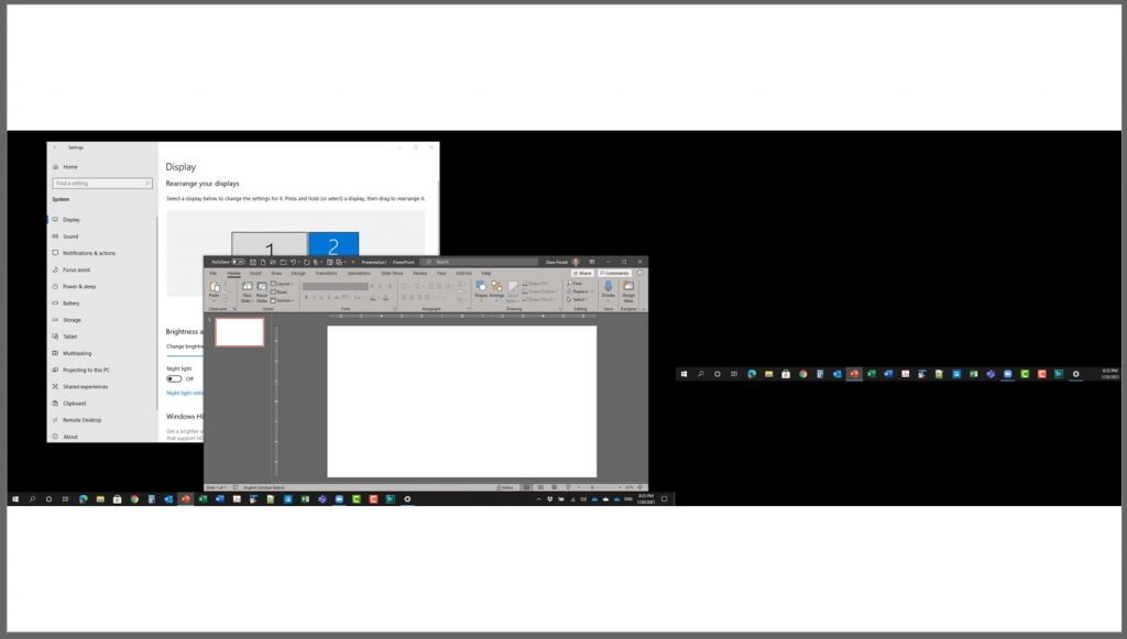 Use a Video Capture card as a 2nd screen for PowerPoint Presenter View  (Zoom, Teams, Webex, Meet) in Windows