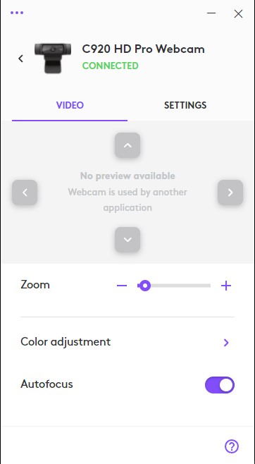Late update: New app to Control Logitech webcam (C920, Brio, more) | Think Outside The Slide